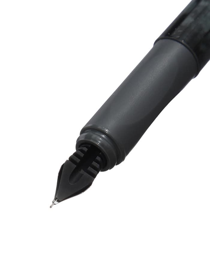 Ручка перьевая Schneider Easy navy DARK, синяя, 1 картридж, грип, темно-синий корпус