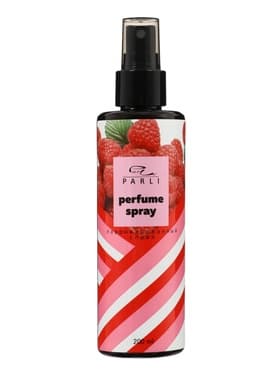 Увлажняющий парфюмированный спрей для тела серии Parli Cosmetics, МАЛИНА, 200 мл