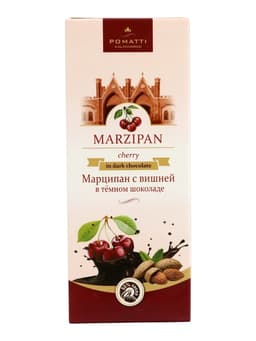 Конфеты «Марципан с вишней в темном шоколаде», 85 г