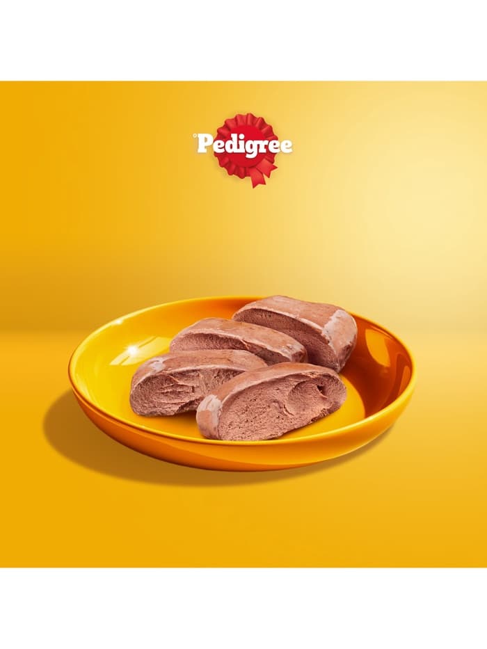 Влажный корм для щенков Pedigree. телятина, паштет, 80 г