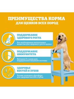 Влажный корм для щенков Pedigree. телятина, паштет, 80 г