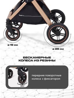 Коляска детская RANT basic "ROLLER GOLD" (2в1) RA161 бежевый