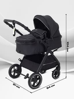 Коляска детская RANT basic "ROLLER" (2в1) RA161 черный