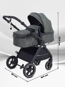 Коляска детская RANT basic "ROLLER" (2в1) RA161 оливковый