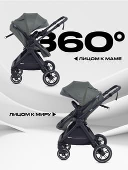 Коляска детская RANT basic "ROLLER" (2в1) RA161 оливковый