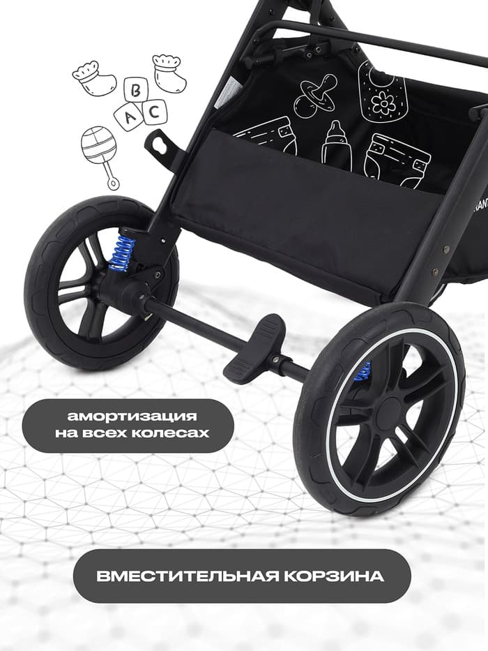 Коляска детская RANT basic "ROLLER" (2в1) RA161 оливковый