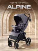 Коляска детская RANT basic "ALPINE" RA450 тем. серый