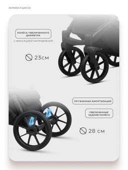 Коляска MONTANA X (3 в 1) (RIKO BASIC) 50 бежевый