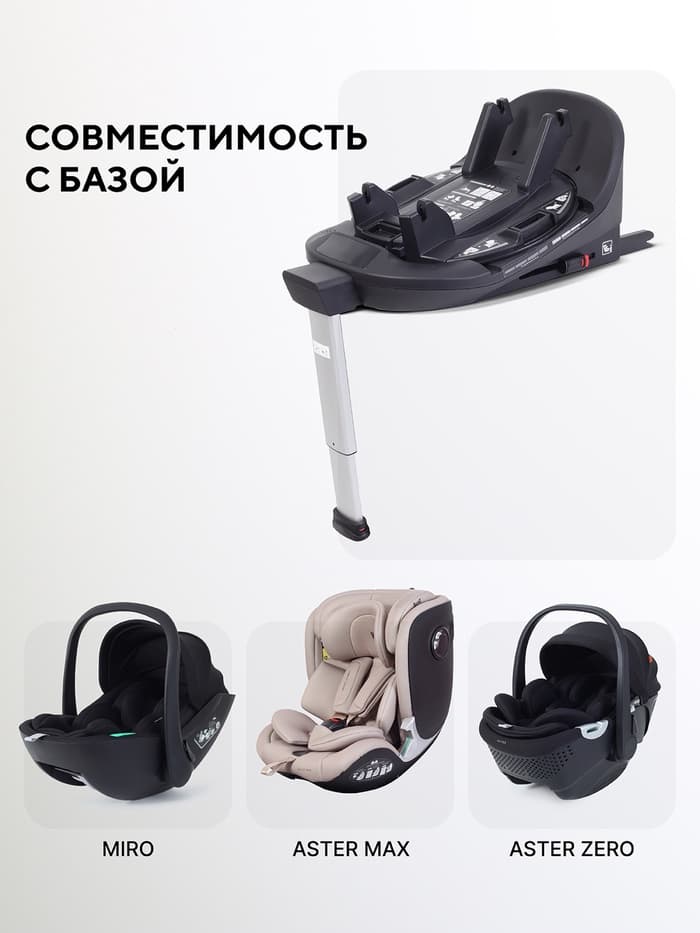 База ISOFIX для детских автокресел ASTER, MIRO