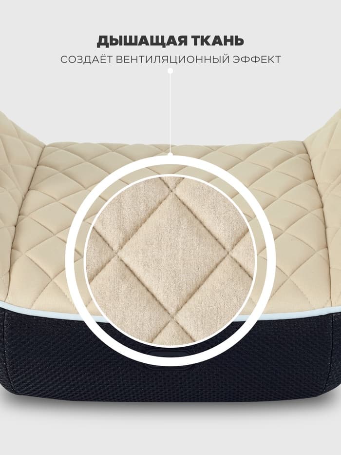Автокресло MOWBaby ZY23 BOOST группа 3 (22-36кг) бежевый