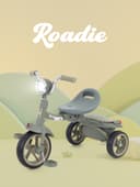 Велосипед детский трёхколёсный MOWBaby MC054 ROADIE, диаметр колёс 8" и 6", зелёный