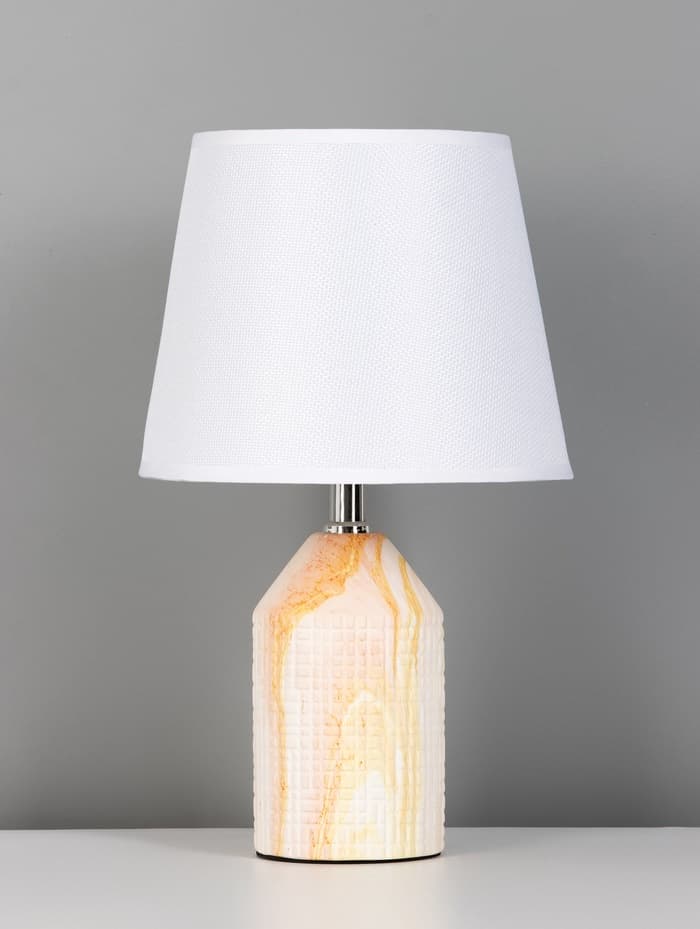 Лампа настольная RISALUX «Жизель», 1×40 Вт, Е14, 20×20×32 см