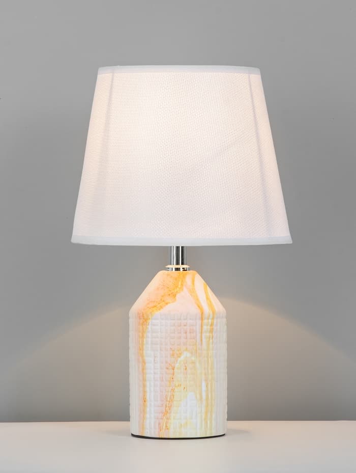 Лампа настольная RISALUX «Жизель», 1×40 Вт, Е14, 20×20×32 см