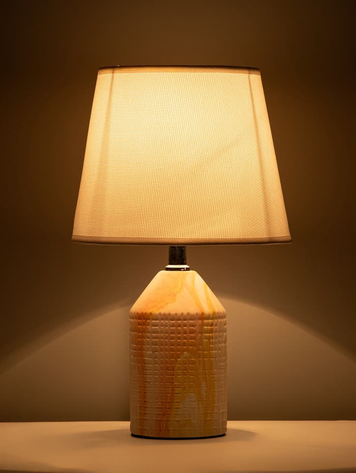 Лампа настольная RISALUX «Жизель», 1×40 Вт, Е14, 20×20×32 см