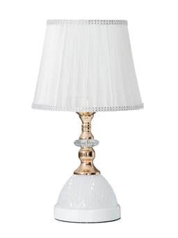 Лампа настольная RISALUX «Ким», 40 Вт, Е27, золотисто-белая, 23×23×40 см