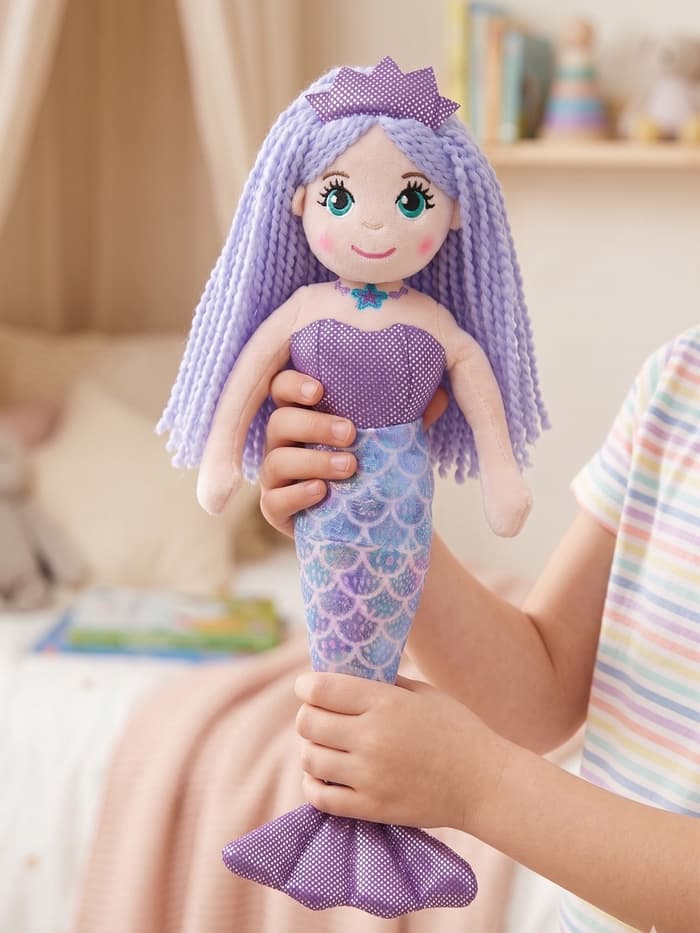 Мягкая игрушка кукла «Русалка» 35 см, МИКС