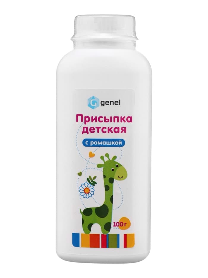 Присыпка детская «Звери», с ромашкой, 100 г