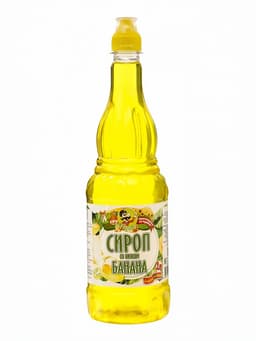 Сироп без сахара, вкус: банан, 1 л.
