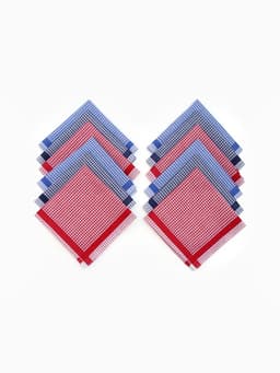 Платки носовые мужские «Этель. Клетка», 28×28 см, хлопок 100%, МИКС