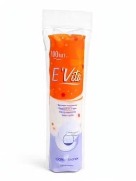Ватные диски E'Vita, 100 шт.