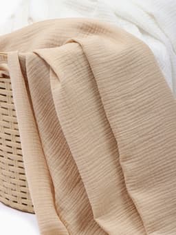 Пелёнки «Крошка Я» Milky-beige, 130×100 см, набор 2 шт., 100 хлопок, бежевая, белая