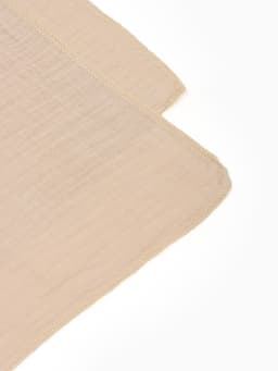 Пелёнки «Крошка Я» Milky-beige, 130×100 см, набор 2 шт., 100 хлопок, бежевая, белая