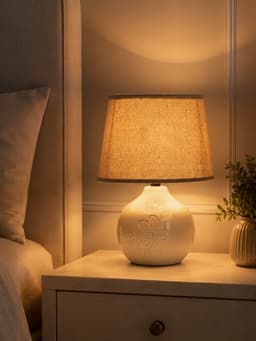 Лампа настольная RISALUX «Цветы», 15 Вт, Е14, 22.5×22.5×31 см