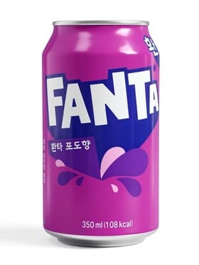 Напиток газированный FANTA Grape Flavored Soda, вкус: виноград, 355 мл