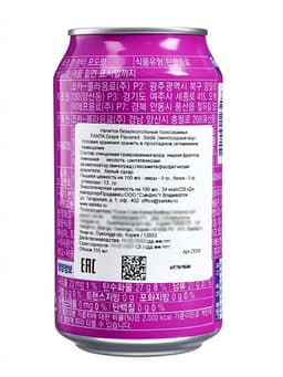 Напиток газированный FANTA Grape Flavored Soda, вкус: виноград, 355 мл