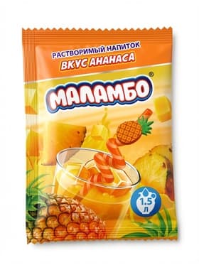 Напиток растворимый Маламбо, вкус: ананас, 9 г