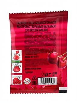 Напиток растворимый Маламбо, вкус: вишня, 9 г
