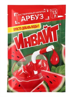 Напиток растворимый ИНВАЙТ, вкус: арбуз, 9 г