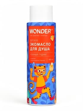 Детское экомасло для душа WONDER LAB нежный пудинг, 380 мл