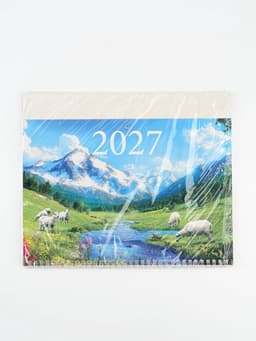 Календарь 2027, квартальный моно «Козлик 2027» 30×46 см