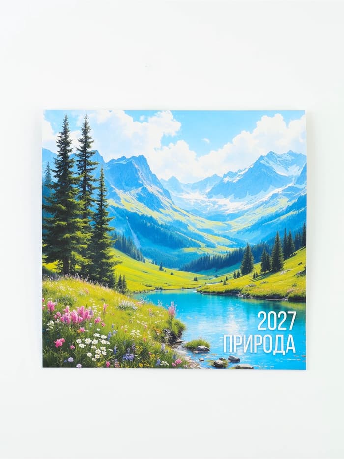 Календарь 2027, настенный, на скрепке «Лес»