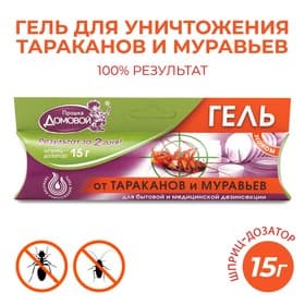 Эконом гель от тараканов «Домовой Прошка» шприц 15 г