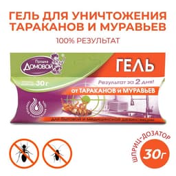 Средство от тараканов «Домовой Прошка», гель, шприц, 30 г
