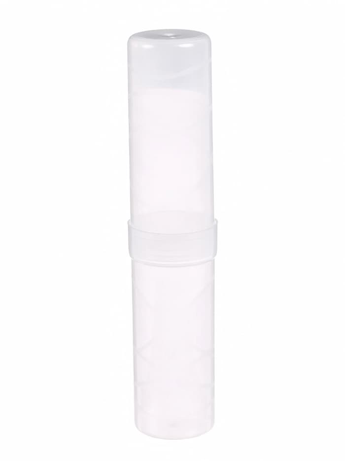 Пенал - тубус пластиковый Calligrata, 40×195 мм, Cristal