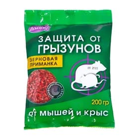 Зерно от грызунов «Домовой Прошка», пакет, 200 г