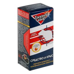 Зерно от крыс «Домовой Прошка», тройной удар, коробка, 200 г