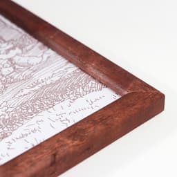 Фоторамка для фото 30×40 см Tonga, сосна, (пластиковый экран), венге