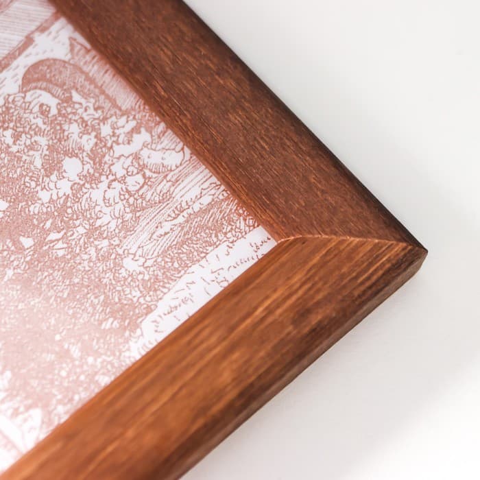 Фоторамка для фото 13×18 см Samoa, сосна, (пластиковый экран), орех