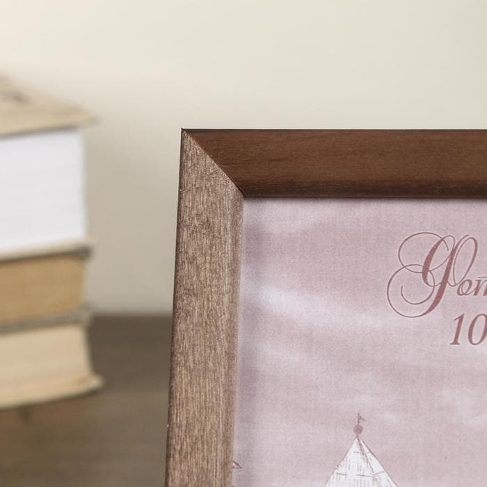 Фоторамка для фото 10×15 см Samoa, сосна, (пластиковый экран), орех