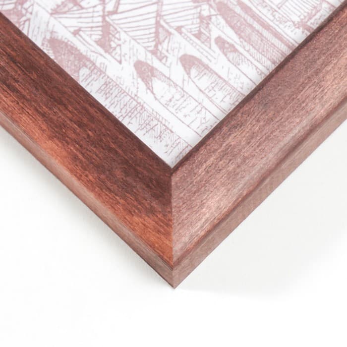 Фоторамка для фото 9×13 см Tonga, сосна, (пластиковый экран), венге