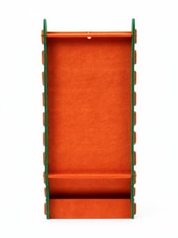Когтеточка-лежанка «Пижон», 60×27×30 см, с игрушкой, войлок, оранжевая