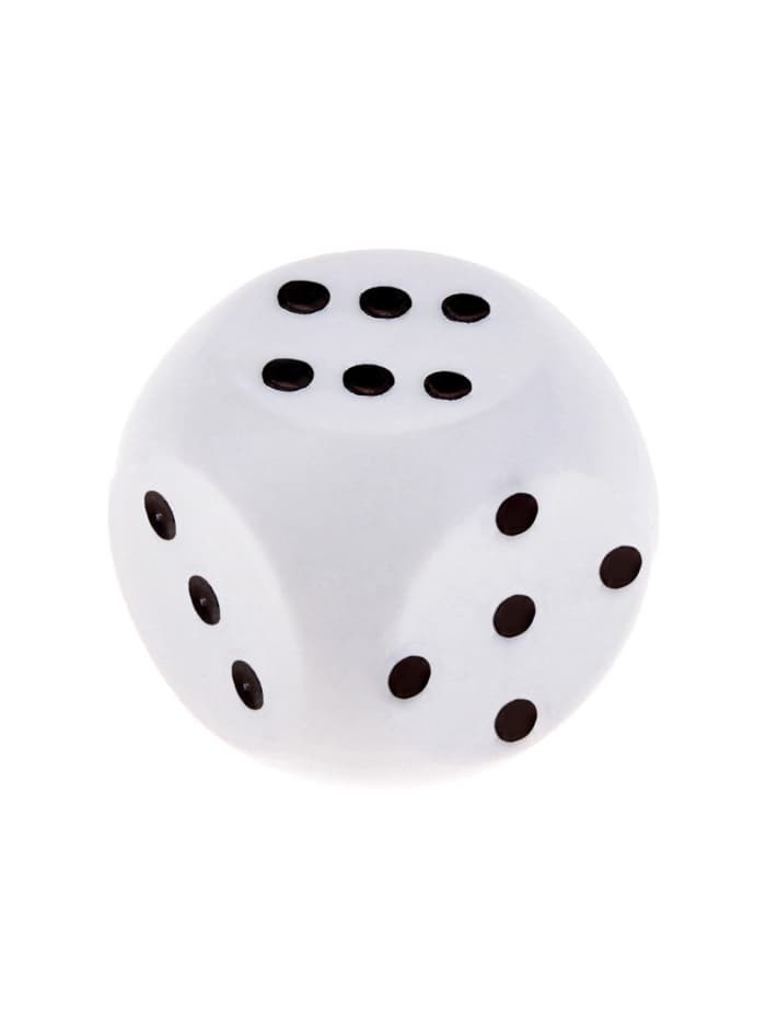 Кубики игральные Гелий, 1.5×1.5 см, белые