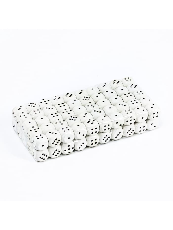 Кубики игральные Гелий, 1.5×1.5 см, белые