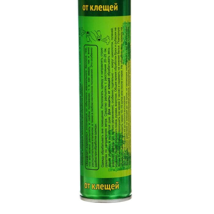 Аэрозоль Репеллент «Клещ-капут», Комфорт, от клещей, флакон, 180 мл