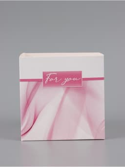 Коробка - переноска для цветов For you, 12×12×12 см