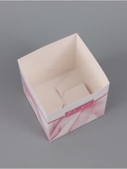 Коробка - переноска для цветов For you, 12×12×12 см